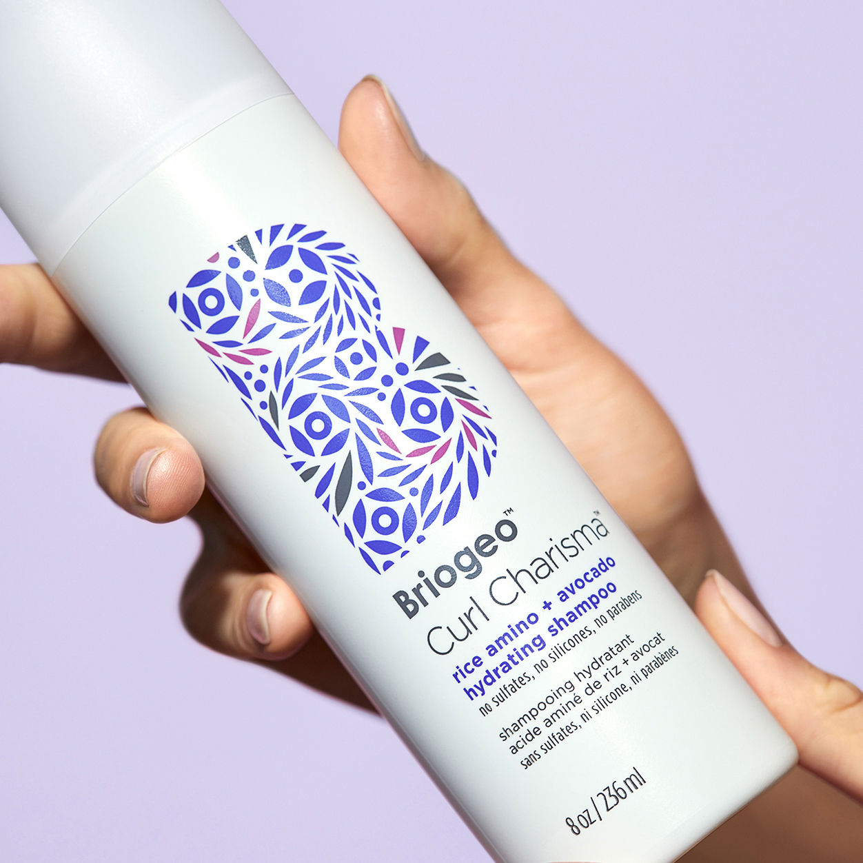 Curl Charisma Rice Amino & Avocado Hydrating Shampoo for Curly Hair - Moisturizing & Nourishing Hair Care for Dry, Frizzy Hair | Perfect for Daily Use & Salon-Quality Results