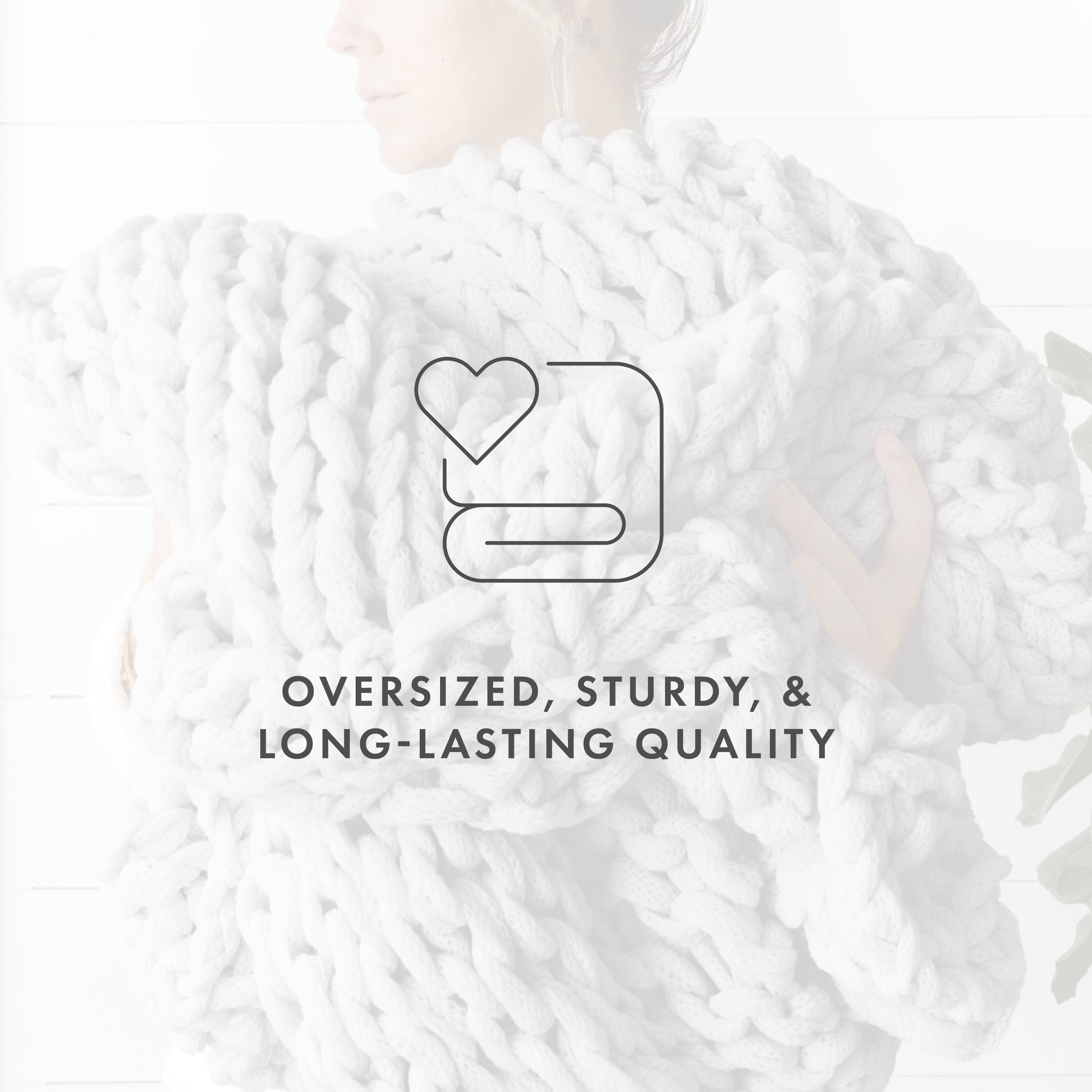 Cozy Chunky Knit Blanket - Soft & Warm Throw for Couch, Bed, or Gift - Perfect for Winter Nights, Home Decor, and Cozy Evenings