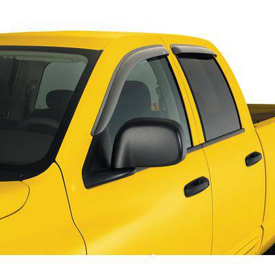 AVS 94738 Dark Smoke Window Visor & Rain Guard for 2004-2014 Ford F-150 Supercab - Deflects Rain & Wind for Comfortable Driving