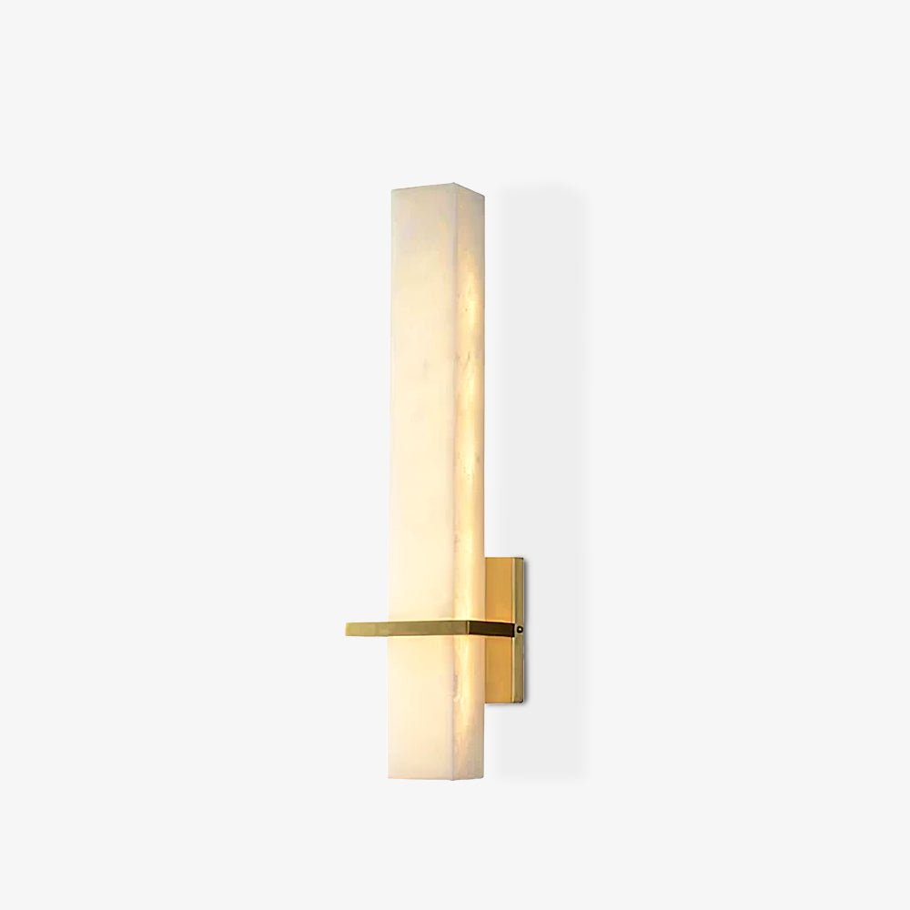 Elegant Milan Wall Sconce Light Fixture - Modern Brass Wall Lamp for Living Room, Bedroom & Hallway Lighting Decor