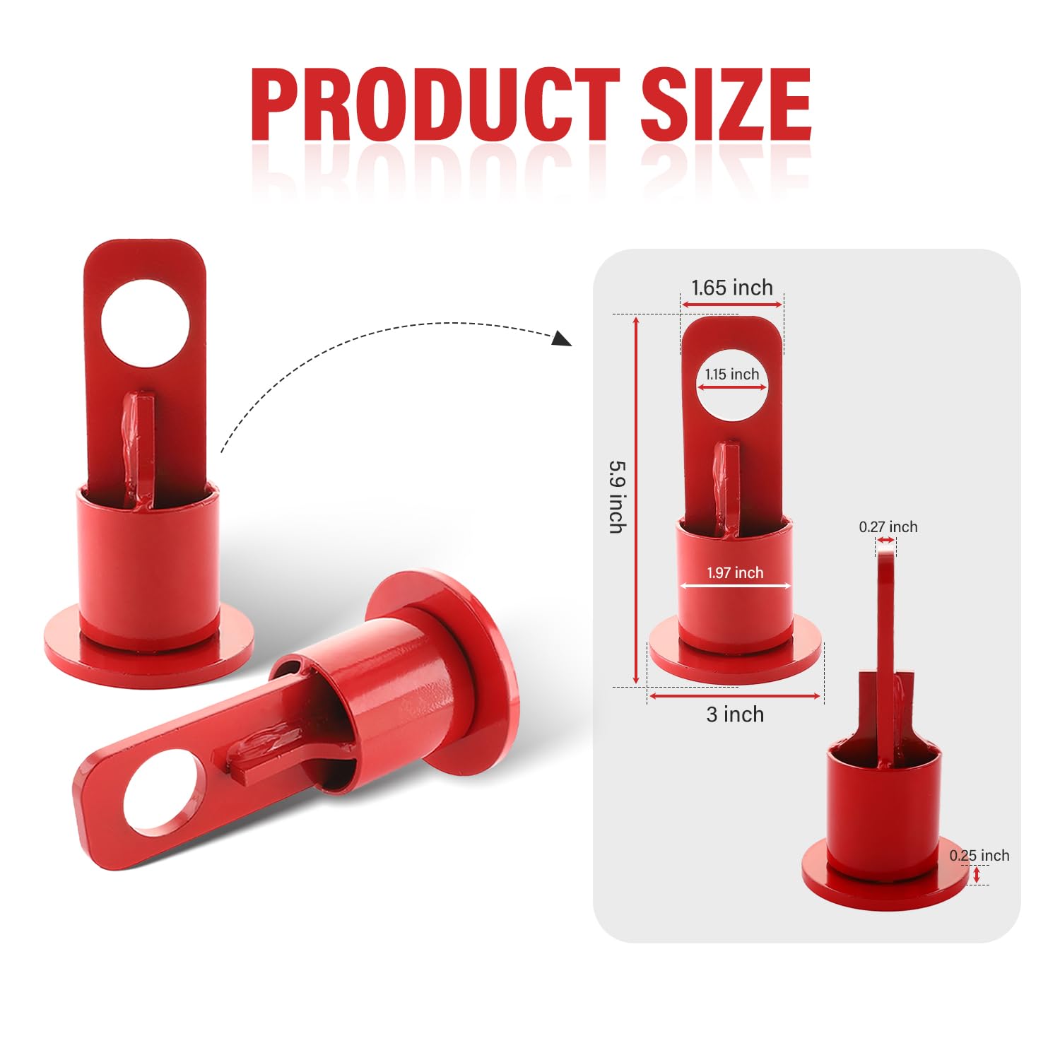 5th Wheel Lifting Bracket - Heavy Duty Trailer Hitch Replacement Hook #6100 - Perfect for RV, Camper & Truck Towing Accessories