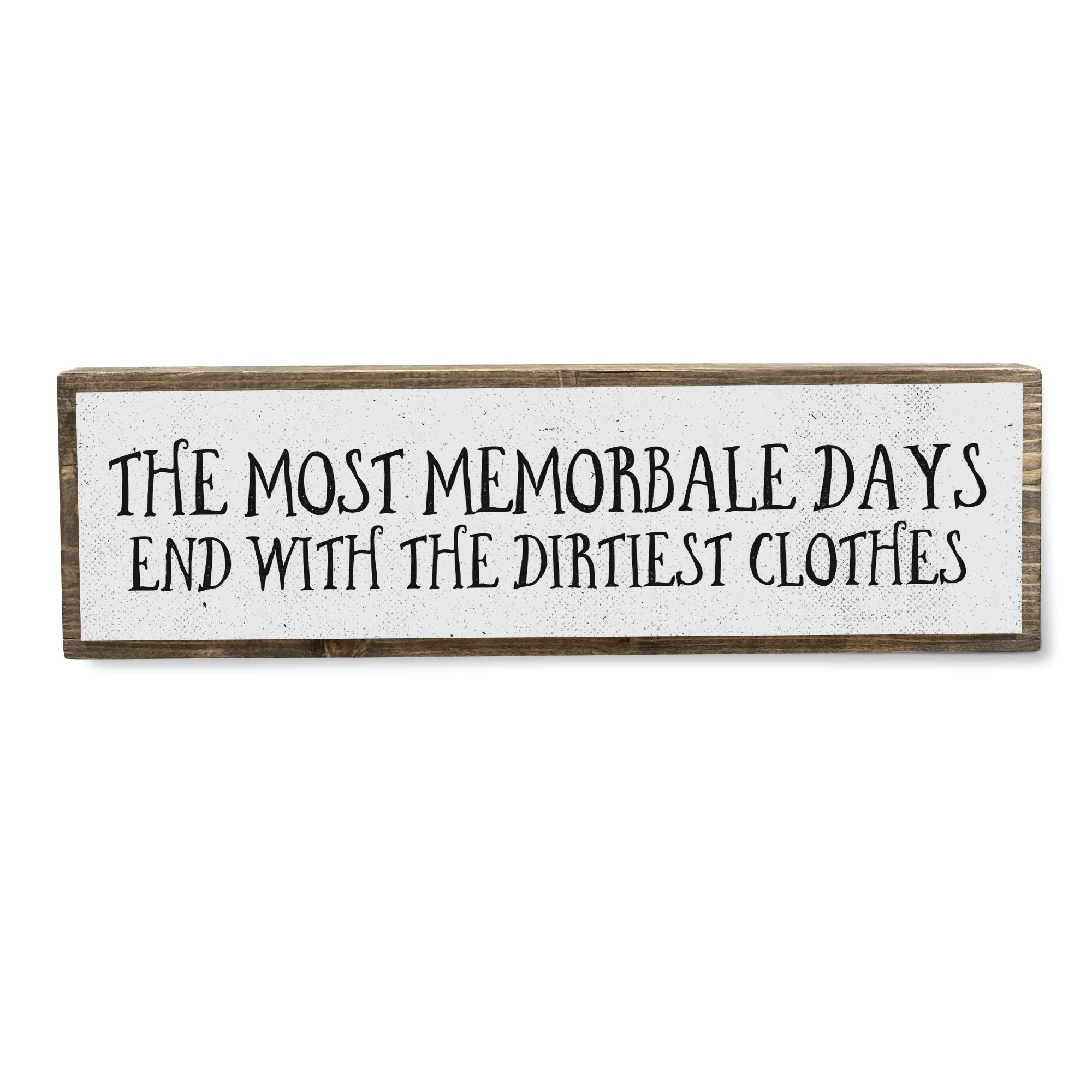 ANVEVO Laundry Room Decor - Farmhouse Wall Sign for Laundry Room, Rustic Home Decor, Perfect for Laundry Room Wall Decorations & Farmhouse Style Homes