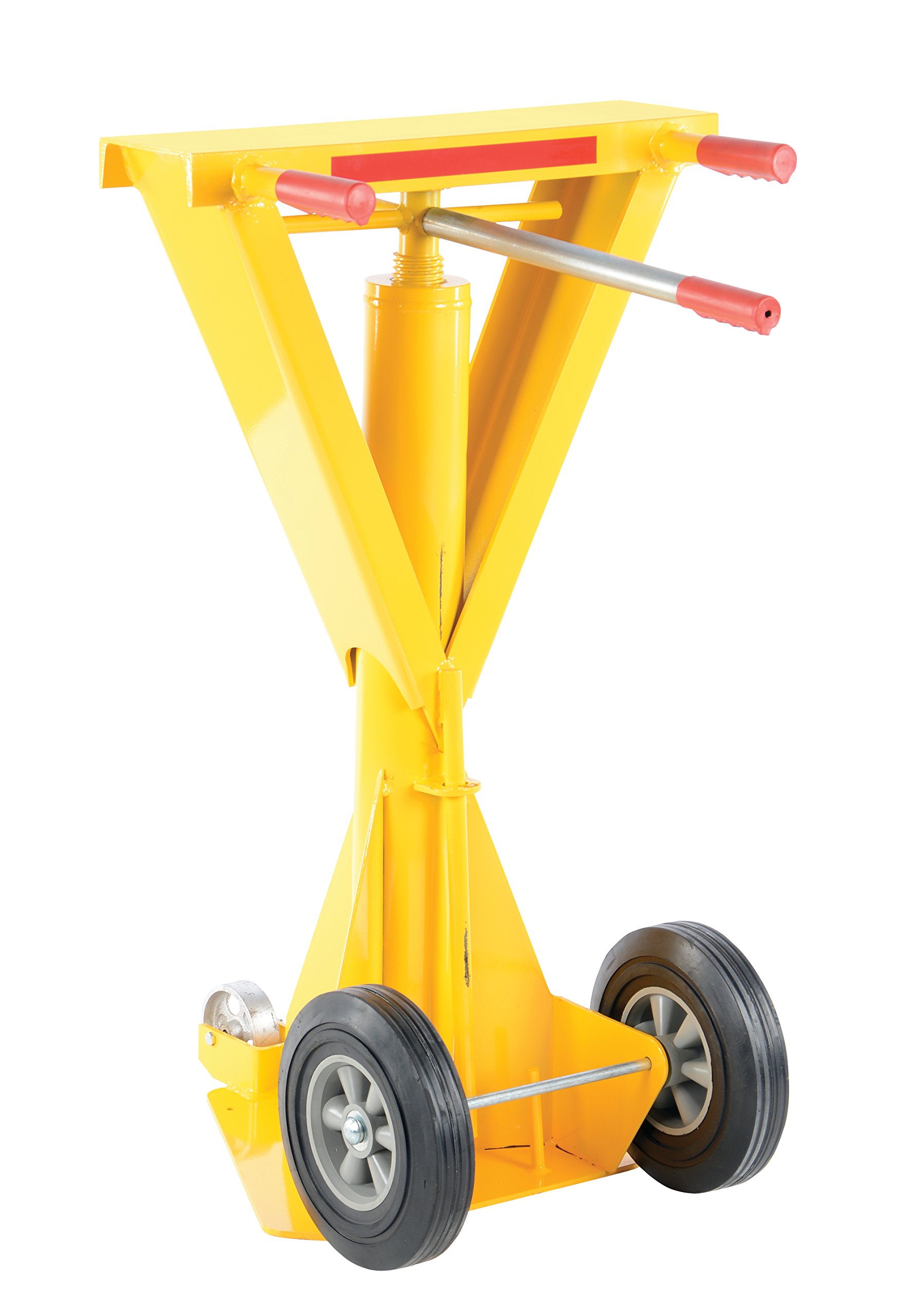 Vestil SP-TOP-BEAM-100 Heavy Duty Steel Trailer Stabilizing Spin Top Beam Jack - 50,000 lb Capacity - 27-7/16