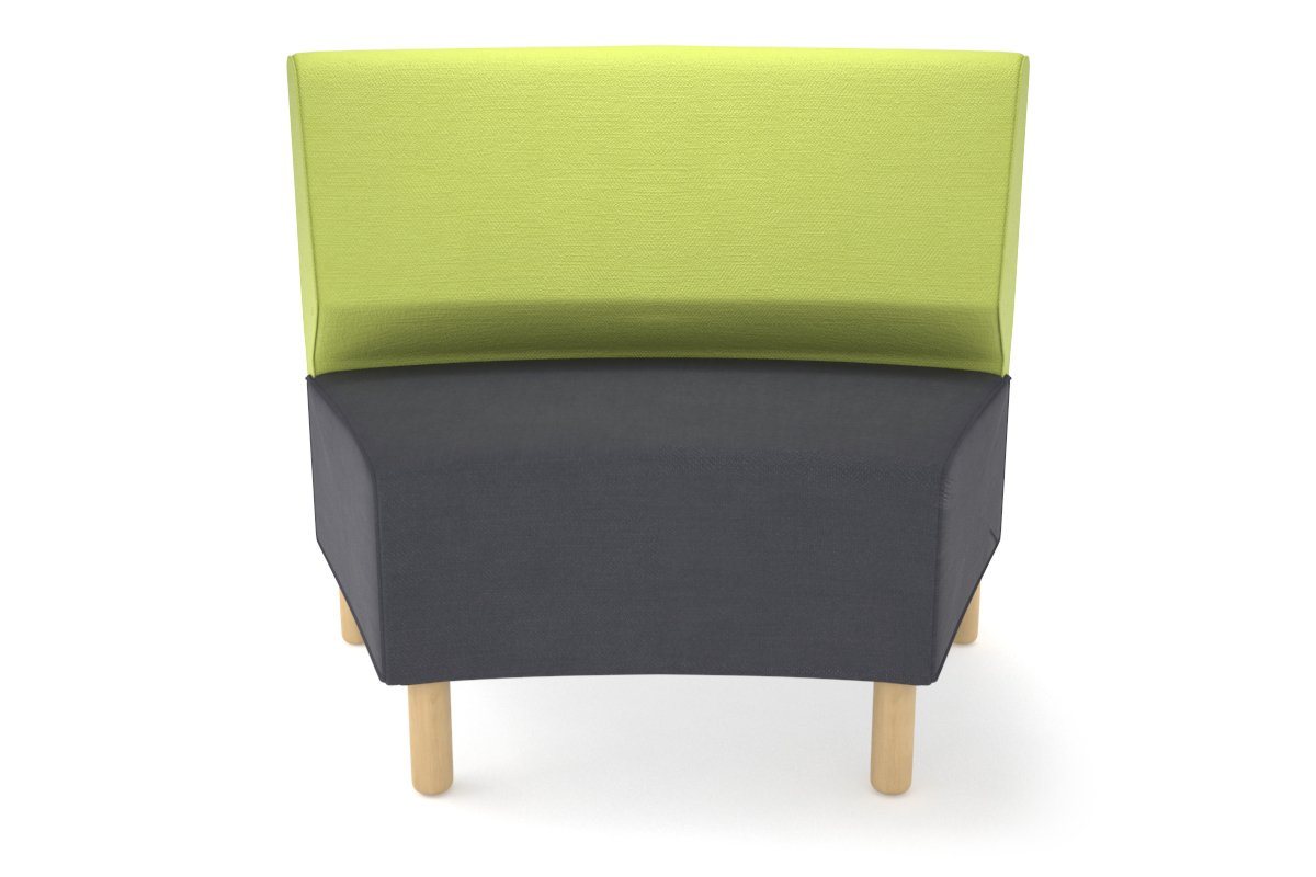 Mondo Round Big Back Lounge Chair - Comfortable Modern Living Room Seating for Relaxing and Entertaining