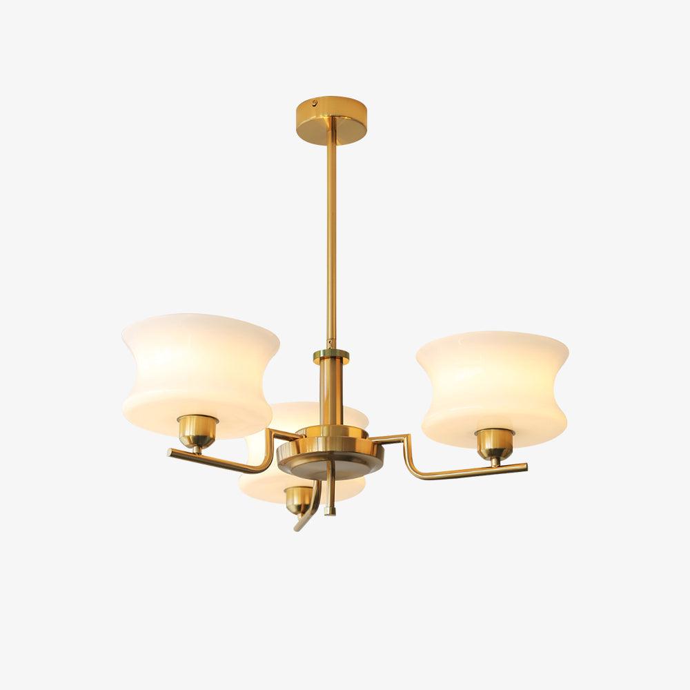 Elegant Blue Crystal Chandelier - Modern Ceiling Lighting Fixture for Dining Room, Bedroom & Living Room Decor