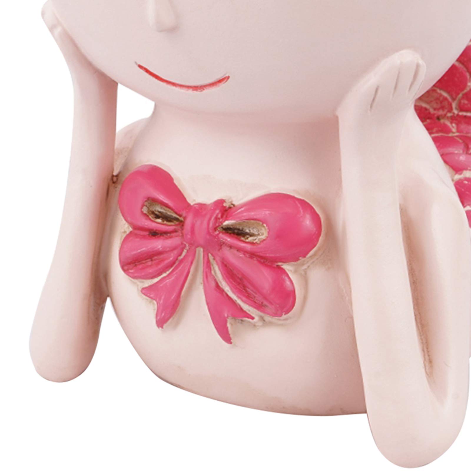 Homozy Beauty Fish-Shaped Mermaid Flower Pot - Mini Desk Decor for Kids, Small Succulent Plant Pot with Drainage Hole, Indoor & Outdoor Home Decor (Red) - Perfect for Office Desk, Living Room, Garden & Gift Giving