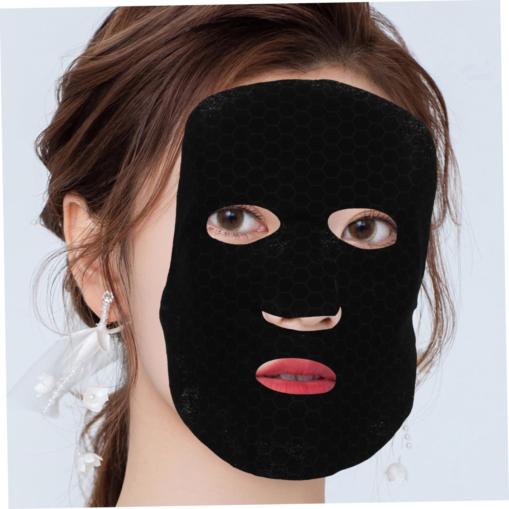 10-Pack Disposable Graphene Face Mask Paper Sheets for DIY Skincare & Facial Hair Removal - Gentle Gel Remover for Women | At-Home Spa, Salon Treatment, Beauty Routine