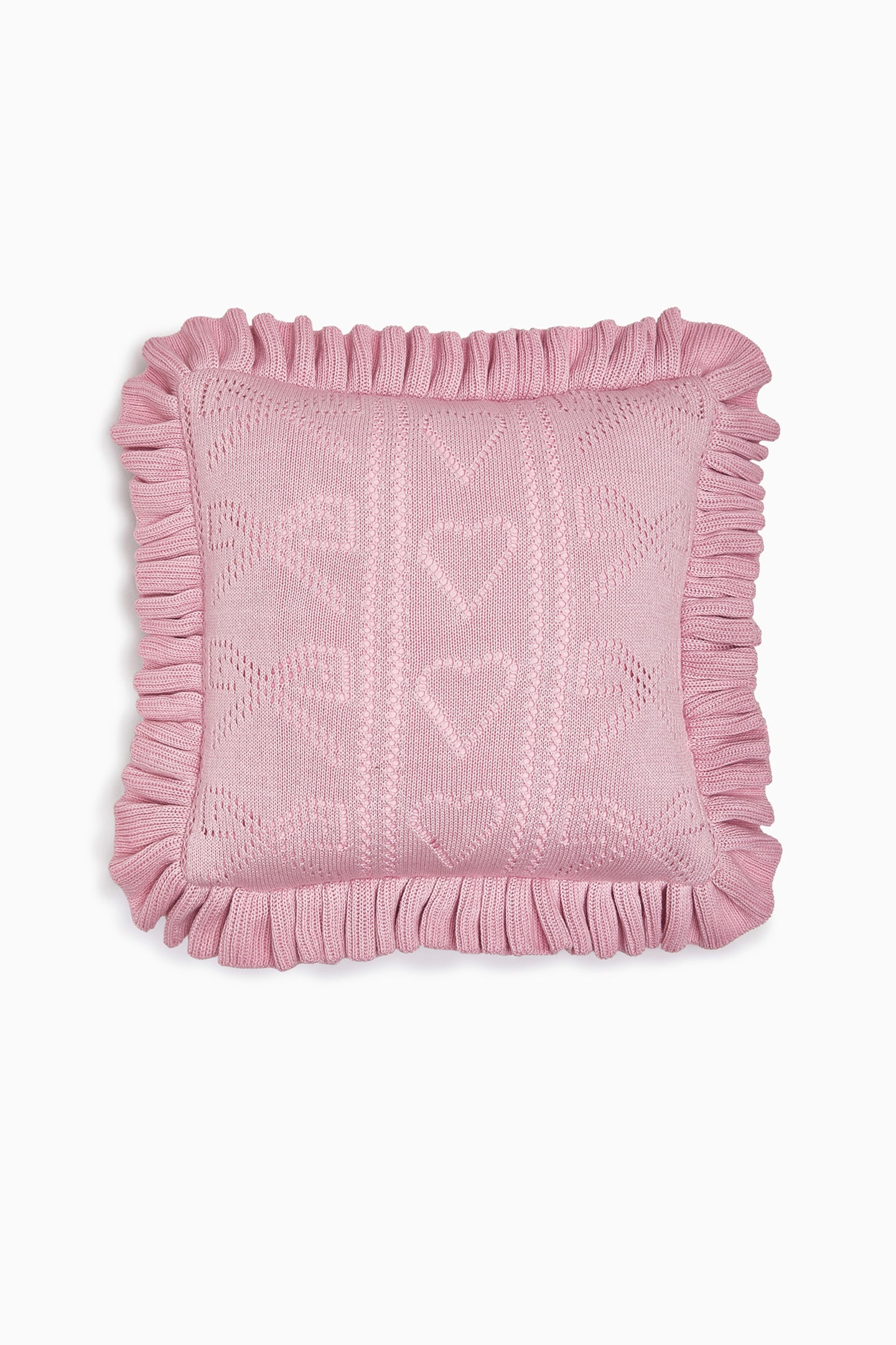 Soft and Cozy Pointelle Knit Throw Pillow - Decorative Cushion Cover for Sofa, Bed, Living Room - Perfect for Home Decor and Cozy Comfort