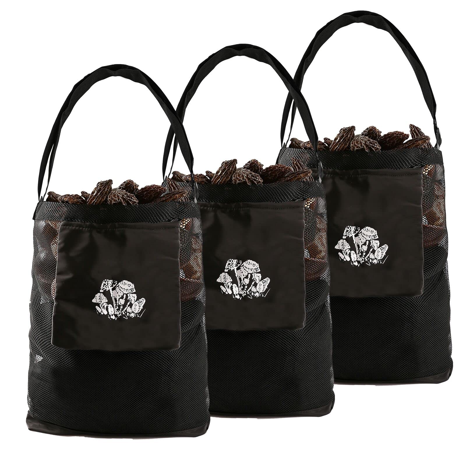 Mushroom Hunting Bag - Mesh Foraging Pouch with Collapsible Design for Harvesting Wild Mushrooms & Berries | Perfect for Outdoor Camping, Hiking & Nature Exploration