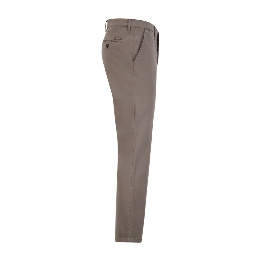 GARDEUR Benito Modern Chino Pants for Men - Classic Grey Casual Trousers | Comfortable & Stylish for Office, Travel & Everyday Wear