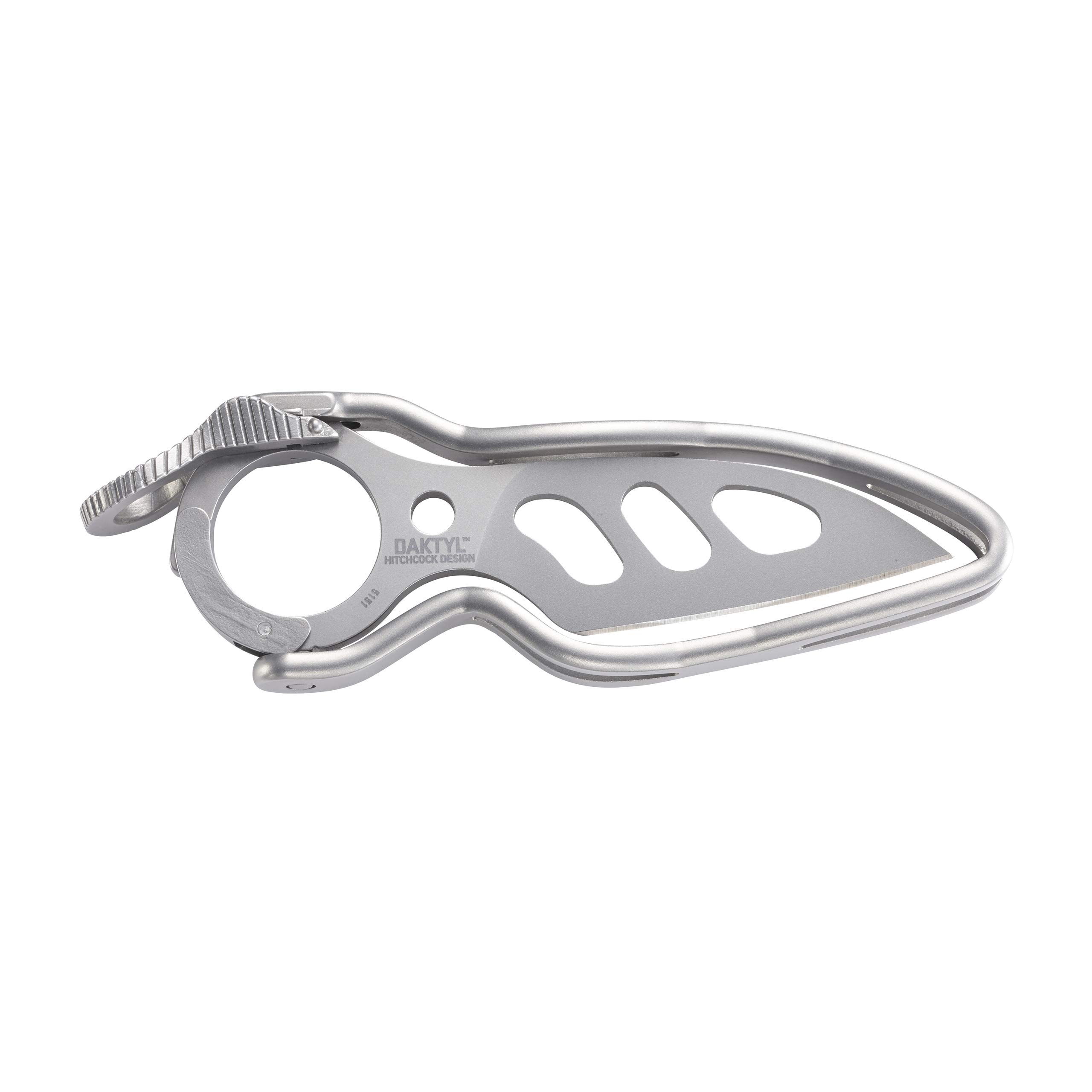 CRKT Daktyl EDC Pocket Knife - Bead Blast Blade, Slide Lock for Outdoor & Daily Use