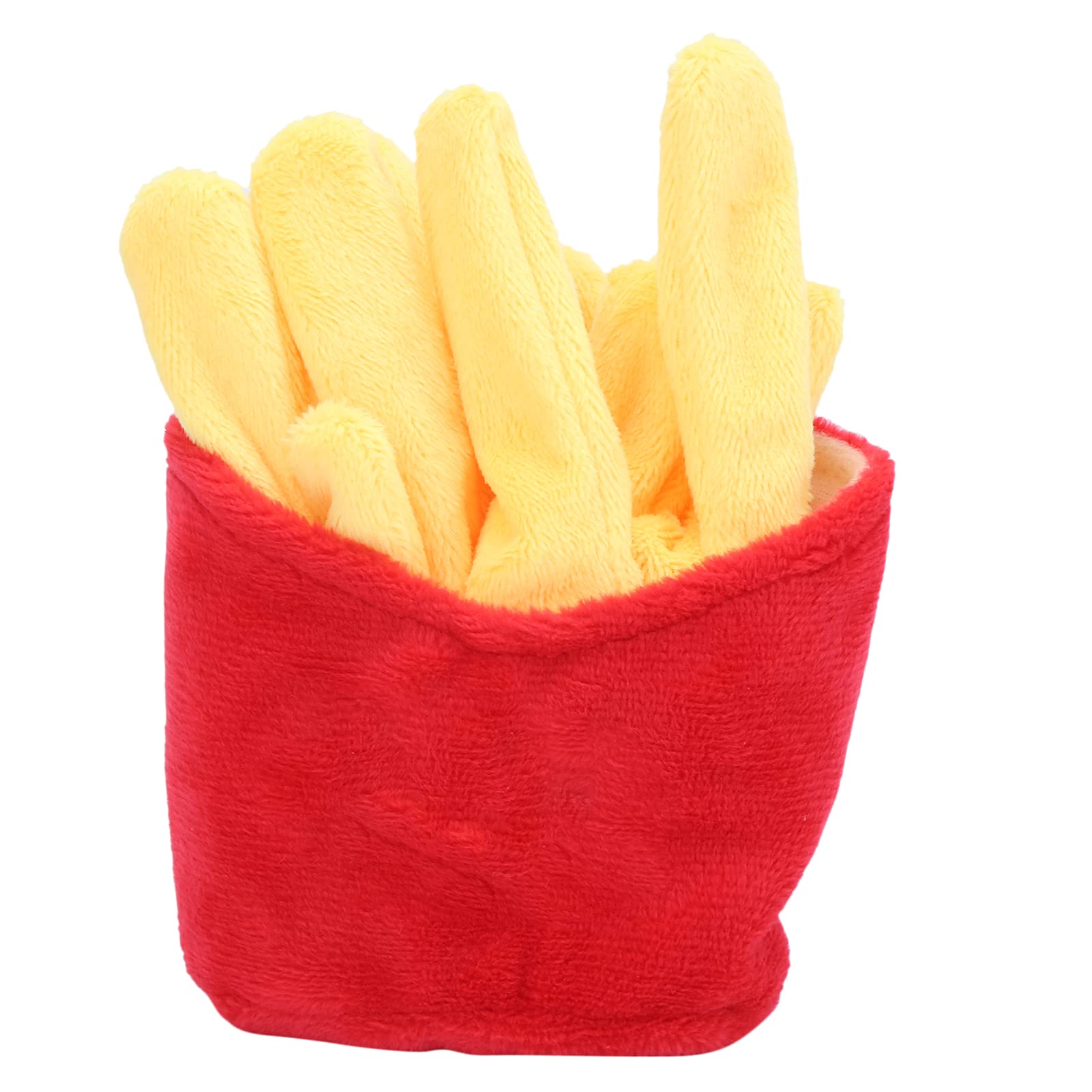 GLOGLOW Squeaky Dog Toys - French Fries Plush Chew Toy for Puppies, Interactive Play & Teeth Cleaning | Perfect for Playtime, Training & Bonding with Your Dog