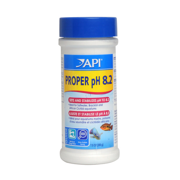 API Proper pH 8.2 Alkaline Water Enhancer Powder - 200g for Aquariums & Fish Tanks | Balances pH Levels for Healthy Fish & Aquatic Plants | Ideal for Freshwater & Saltwater Aquariums