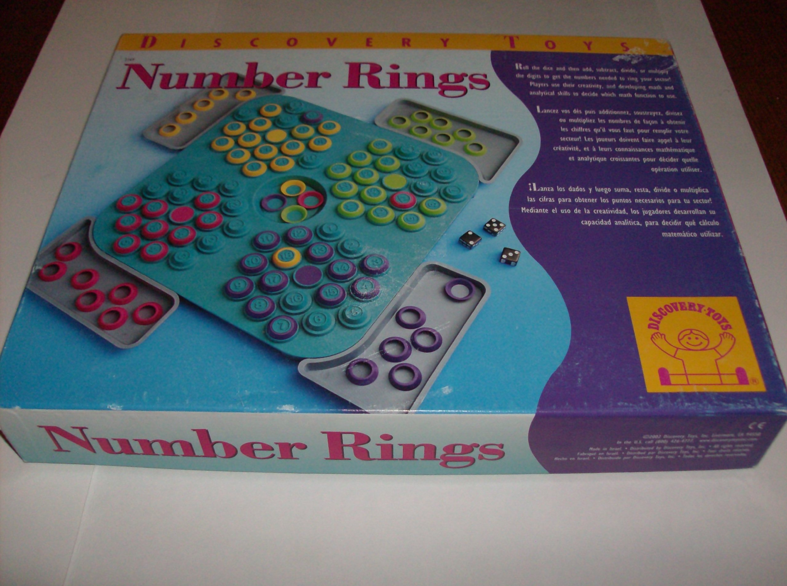Number Rings Mathematic Game by Discovery Games | Ring A Round Educational Puzzle for Kids & Adults | Fun Learning Tool for Classroom & Family Game Nights