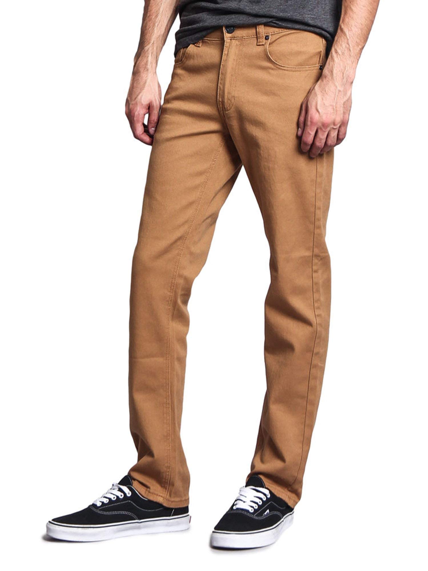 Slim Fit Colored Jeans for Men - Trendy Stretch Denim Pants with Comfortable Fit | Perfect for Casual Wear, Date Night & Everyday Outfits