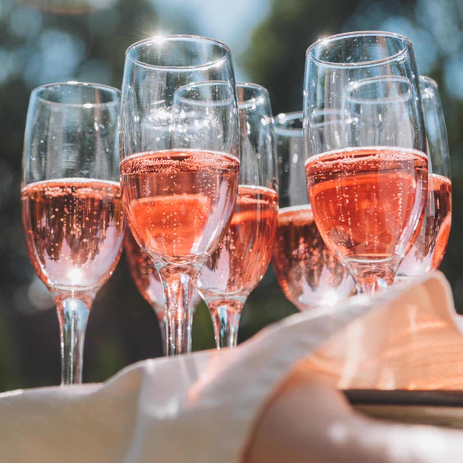 Premium Non-Alcoholic California Sparkling Rosé Wine - Zilch Alcohol-Free Rosé Bubbles | 6 Pack | Perfect for Celebrations, Weddings & Sober Social Events