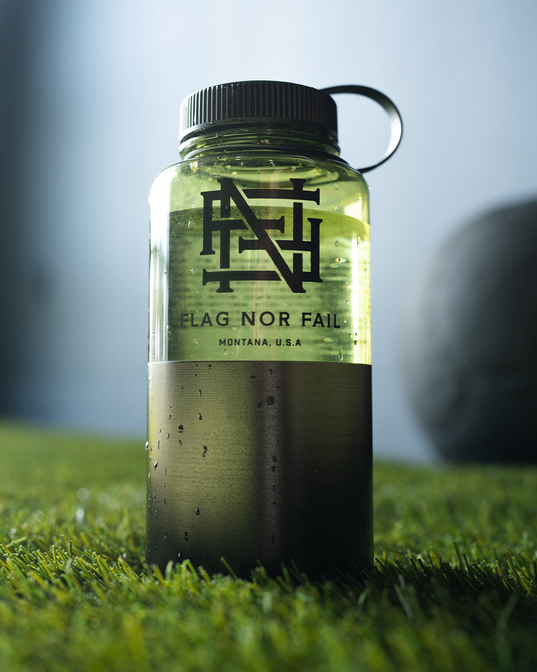 Eco-Friendly MANTRA BOTTLE - Reusable Water Bottle with Motivational Time Markings, BPA-Free, Leak-Proof (Green) - Perfect for Yoga, Gym, Hiking & Daily Hydration