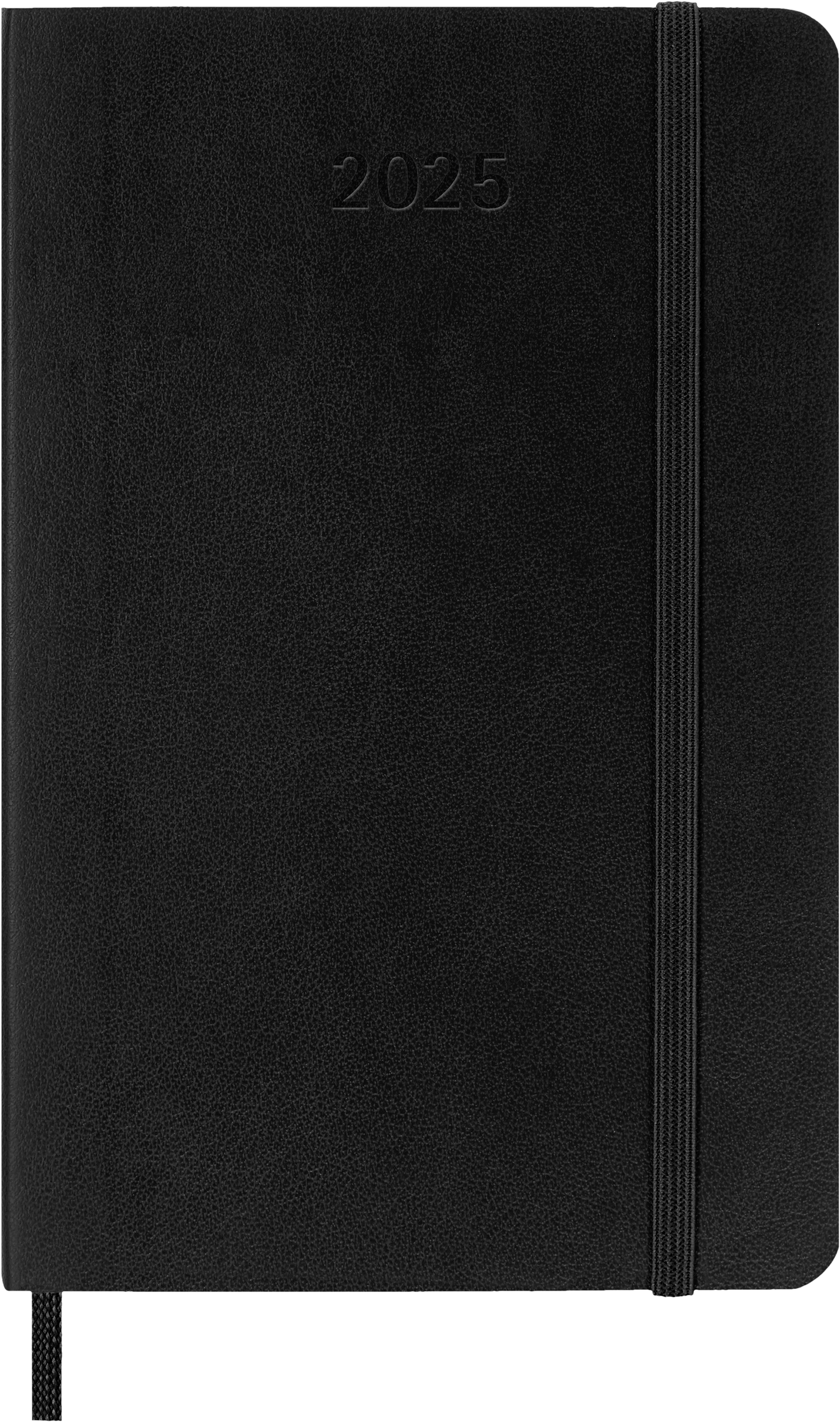 2025 Moleskine Pocket Diary - 90mm x 140mm Soft Cover Weekly Planner with Notes Section, Black | Perfect for Daily Scheduling, Journaling & On-the-Go Organization