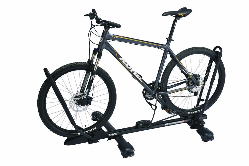 INNO INA389 Universal Bike Mount Tire Holder II Roof Rack - 1-Bike Capacity, Black - Perfect for SUVs, Trucks & Outdoor Adventures