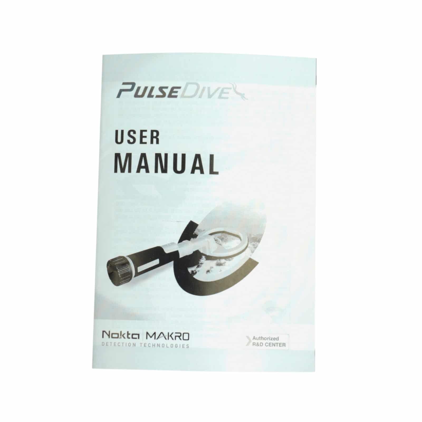 Nokta PulseDive Pinpointer Metal Detector - Black (Open Box) | Perfect for Treasure Hunting, Beach Combing & Gold Prospecting