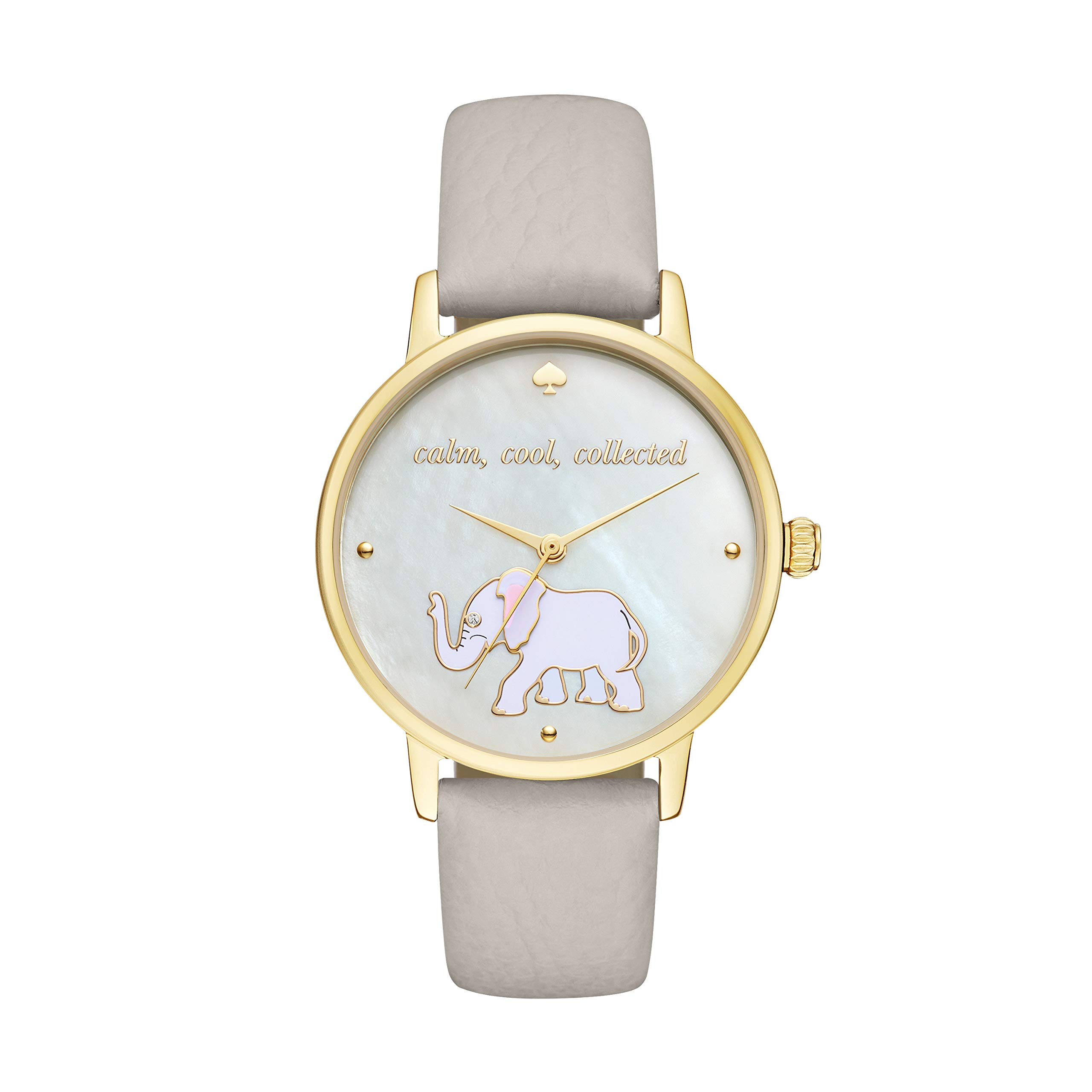 Kate Spade New York Women's Metro Stainless Steel Quartz Watch - Elegant Fashion Watch for Women, Water Resistant, Perfect for Work, Date Night & Everyday Wear