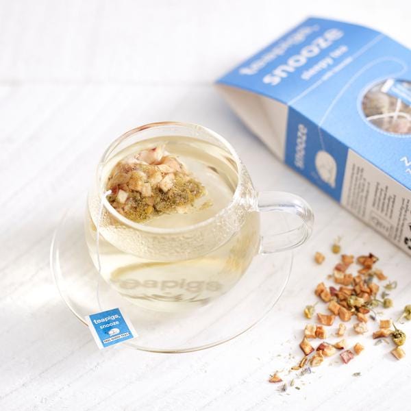 Teapigs Snooze Herbal Tea for Sleep & Relaxation - Natural Chamomile & Lavender Blend - Perfect for Bedtime & Stress Relief