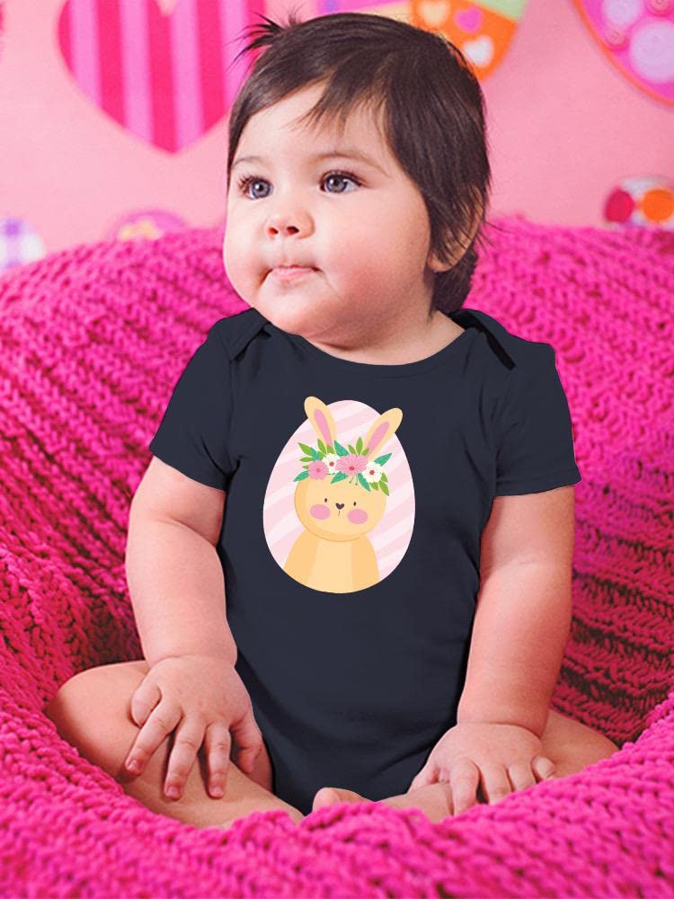 Smartprints Adorable Easter Bunny Garland Bodysuit for Baby - Perfect for Easter Photos, Spring Celebrations & Holiday Family Gatherings