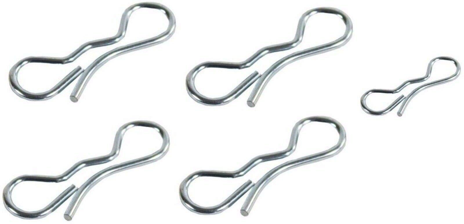 Fascinatte Deck Clip Set - 5 Pack Bow Tie Lock Cotter Pins (194209) + 1 Extra (194208) - Secure Fasteners for Marine, RV, and Outdoor Equipment