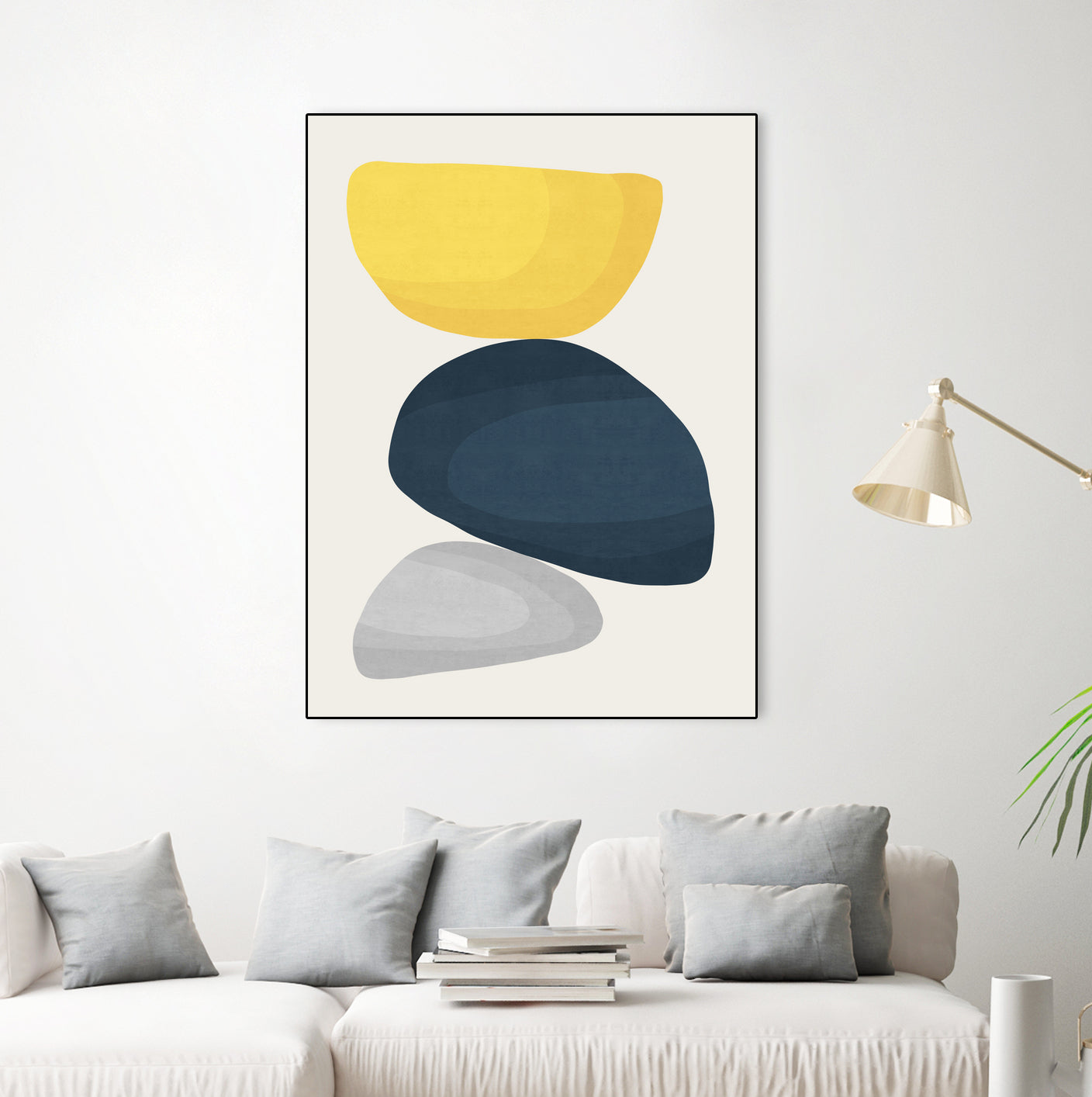 Abstract Xv 2 - Modern Abstract Wall Art Canvas Painting for Home & Office Decor | Perfect for Living Room, Bedroom, Dining Room & Office Spaces