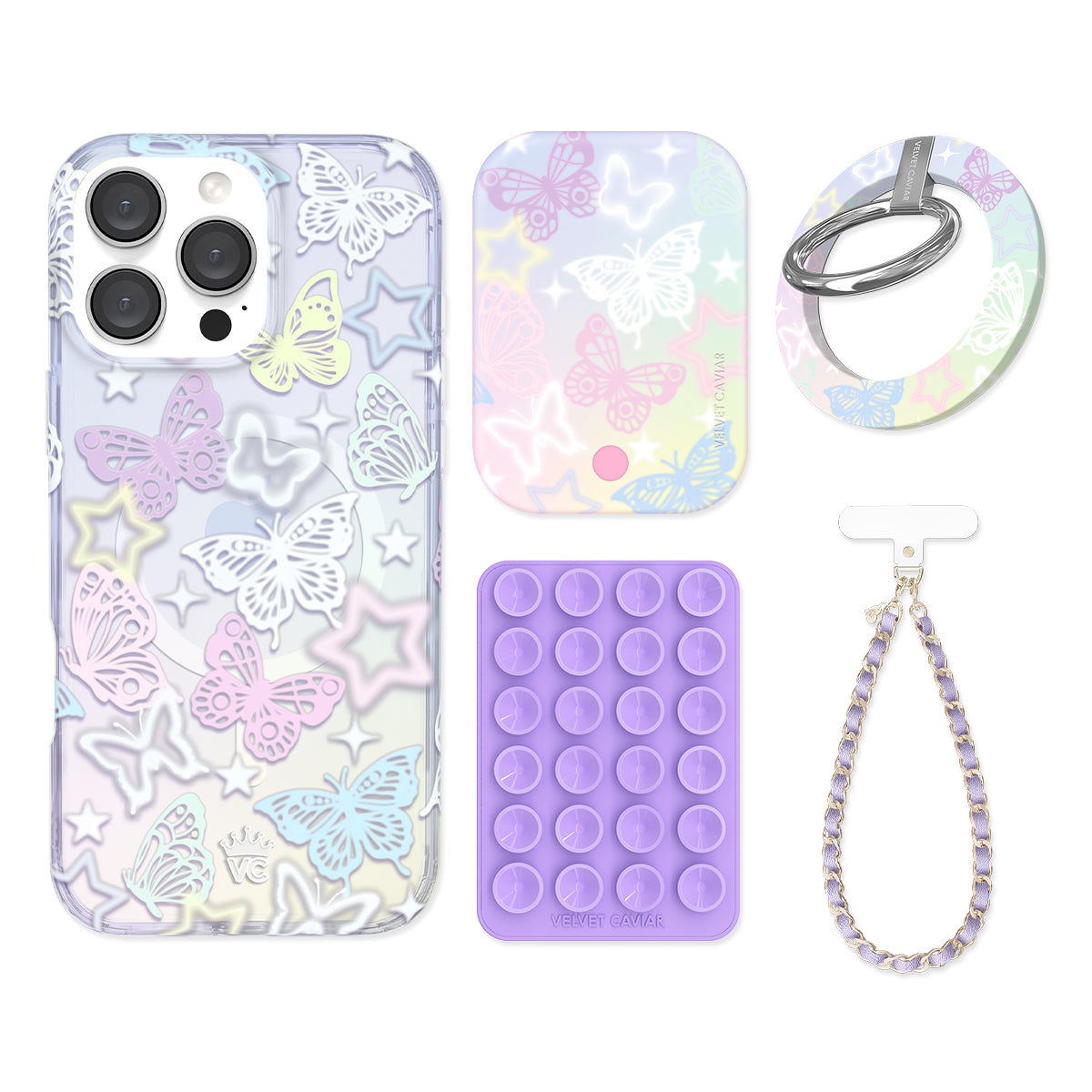 Butterfly Fantasy iPhone Case with Grip - Stylish Protective Cover for iPhone 11/12/13/14/15 Pro Max - Perfect for Daily Use, Travel & Outdoor Activities