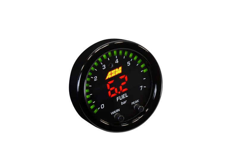 AEM X Series 0-100psi Pressure Gauge Kit - High Accuracy, Durable Performance for Automotive, Industrial & Hydraulic Systems