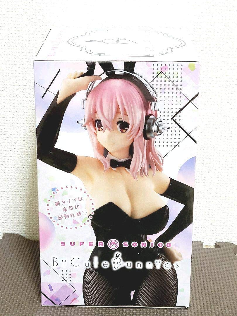 Furyu Super Sonico BiCute Bunnies Anime Figure - Cute Collectible PVC Statue for Anime Fans, Home Decor & Gaming Room Display