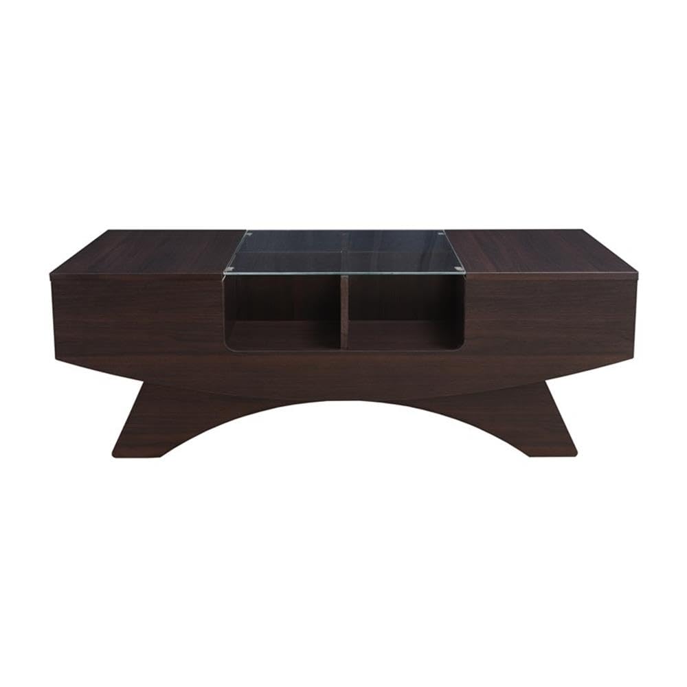 Furniture of America Markham Coffee Table - Espresso Finish, Modern Living Room Center Table for Home Decor & Entertainment Spaces