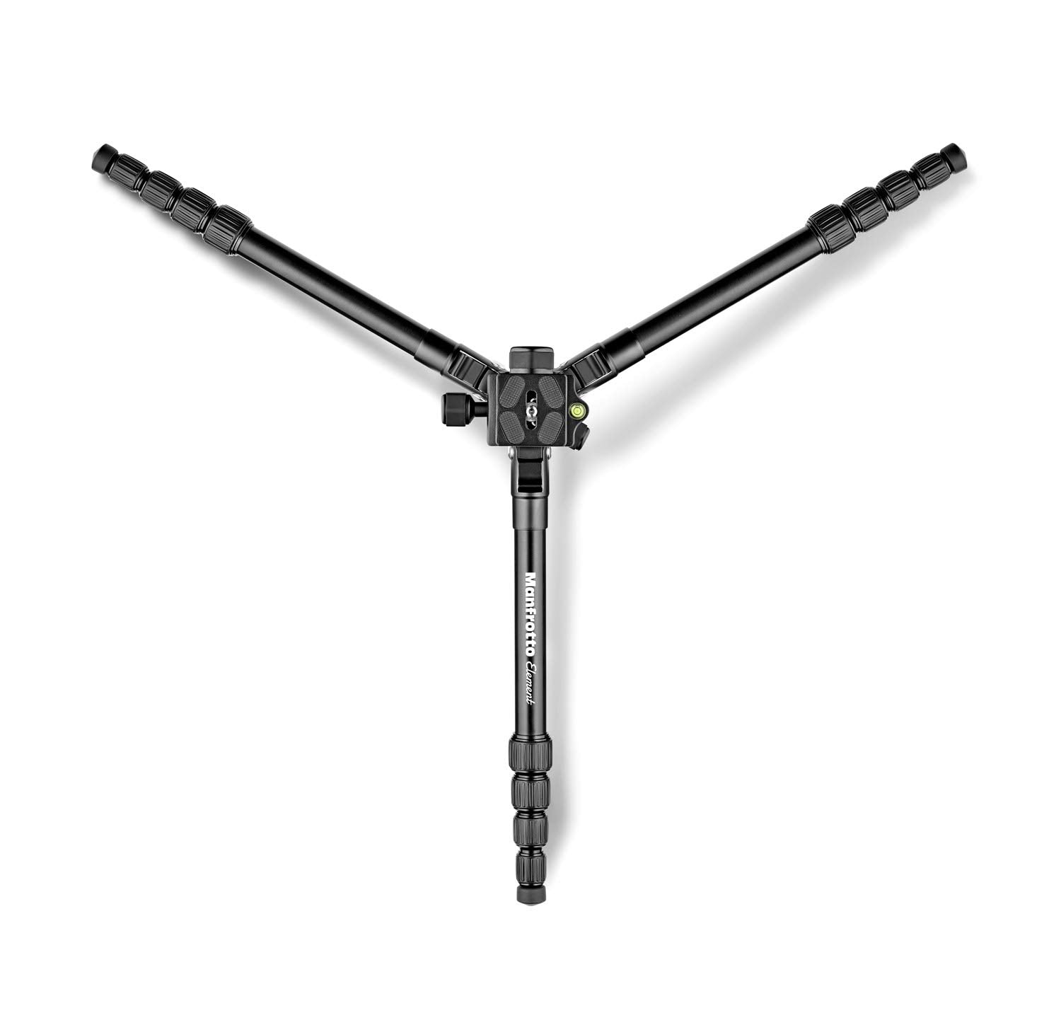 Manfrotto Element Traveler Small Aluminum 5-Section Tripod with Ball Head - Compact Lightweight Tripod for Travel, Photography & Vlogging - Perfect for DSLR Cameras, Mirrorless Cameras & Smartphones