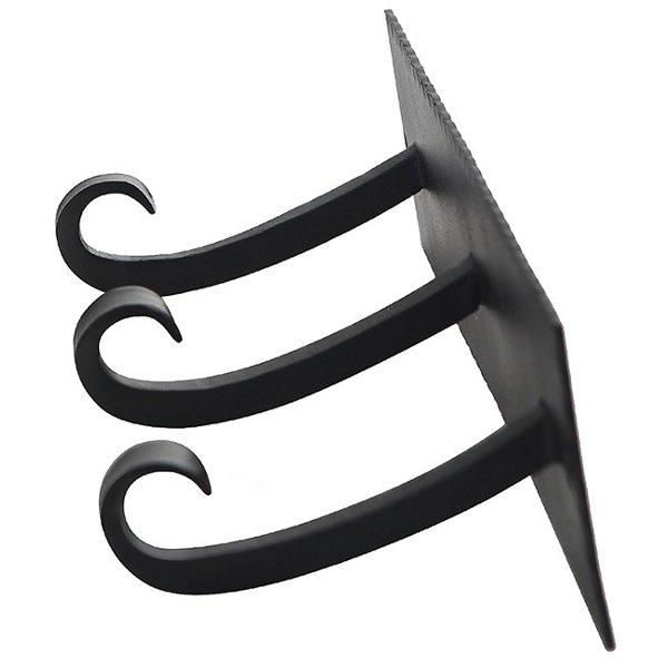Lodge Triple Hook Bracket - Heavy Duty Wall Mounted Hooks for Hanging Pots, Pans & Kitchen Utensils - Perfect for Kitchen Organization & Garage Storage (3-Pack)