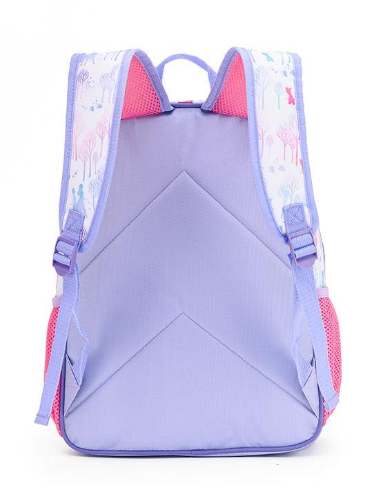 Disney Frozen DIS193 15-inch 3D Backpack for Kids - Purple School Bag with Elsa & Anna Design | Perfect for School, Travel & Disney Theme Parks