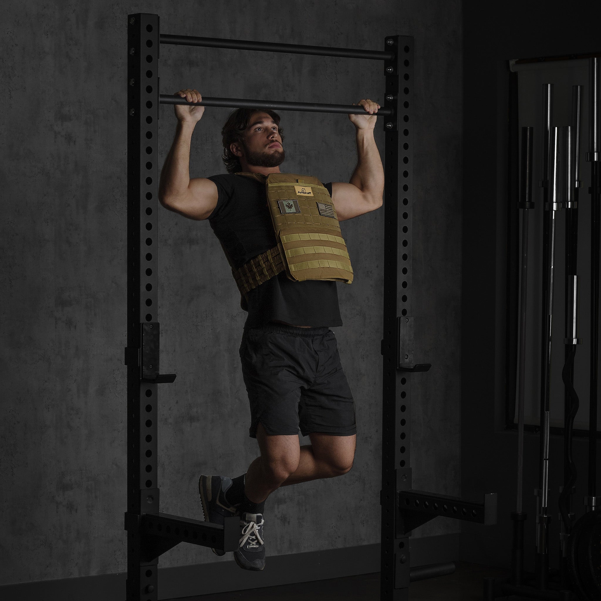 AmStaff Fitness Tactical Weighted Vest for Men & Women - Adjustable 4-40lbs for Running, Workouts, Cross Training - Perfect for Strength Training, Endurance, and Military Fitness