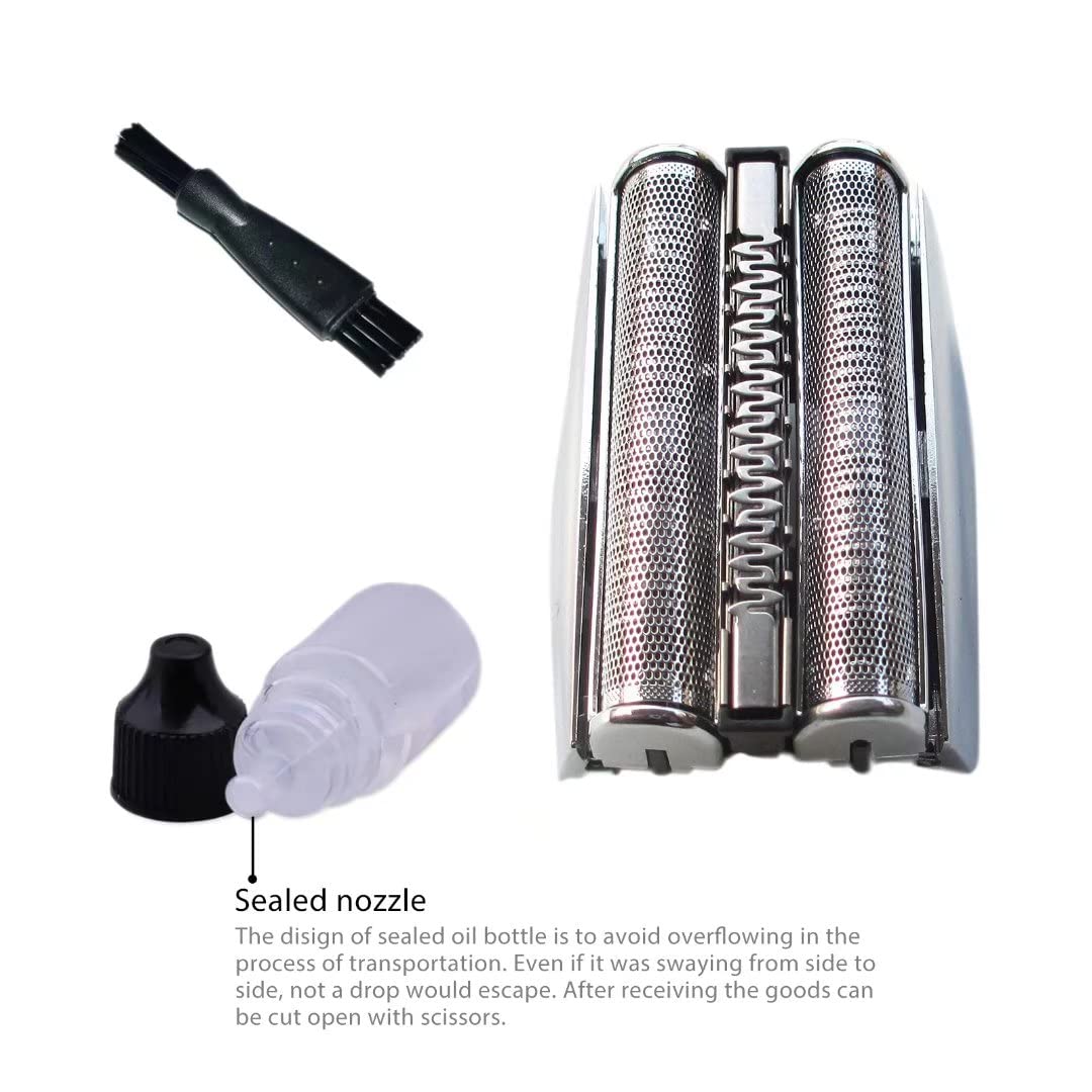 Braun Series 7 70S Replacement Foil & Cutter Cartridge with Razor Oil & Brush - For Smooth Shaving at Home/Travel