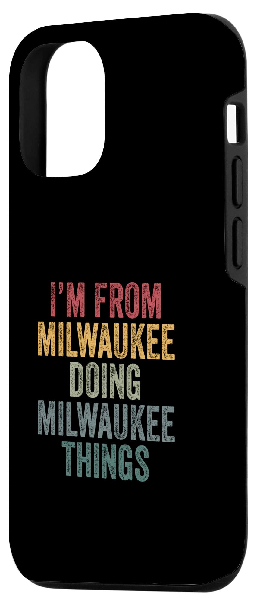 iPhone 12/12 Pro Case - Milwaukee Skyline Design - Durable Protective Phone Cover for Everyday Use | Perfect for Travel, Work & City Life