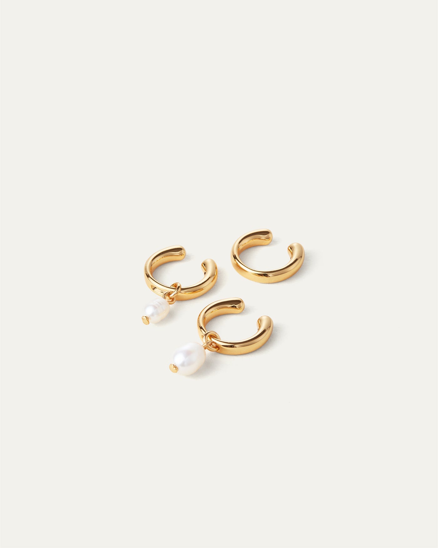 Romi Ear Cuff Set - Trendy Non-Pierced Earrings for Women, Gold & Silver Boho Hoop Ear Cuffs - Perfect for Parties, Weddings & Everyday Wear