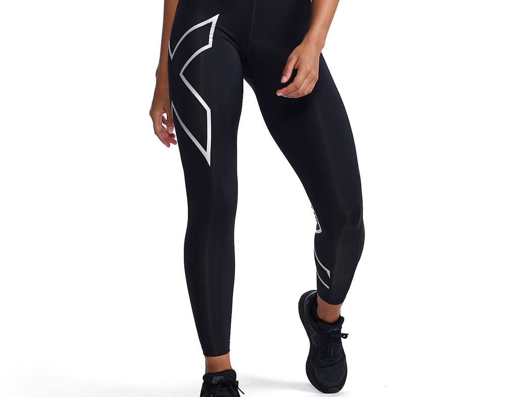 2XU Women's Core Compression Tights - High Performance Workout Leggings for Running, Yoga & Gym - Moisture Wicking & Breathable Activewear