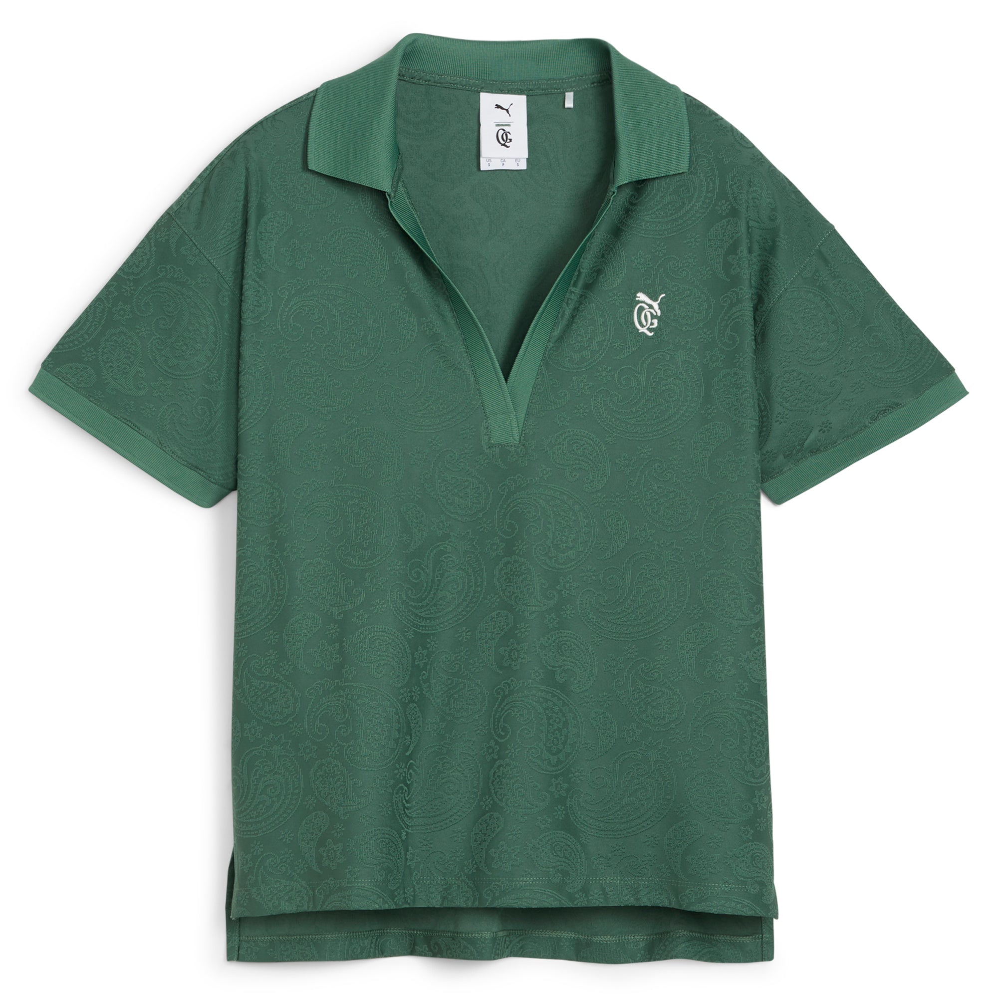 Puma x Quiet Golf Women's Relaxed Crop Polo Shirt for Golf & Casual Wear - Breathable & Stylish Activewear for Women