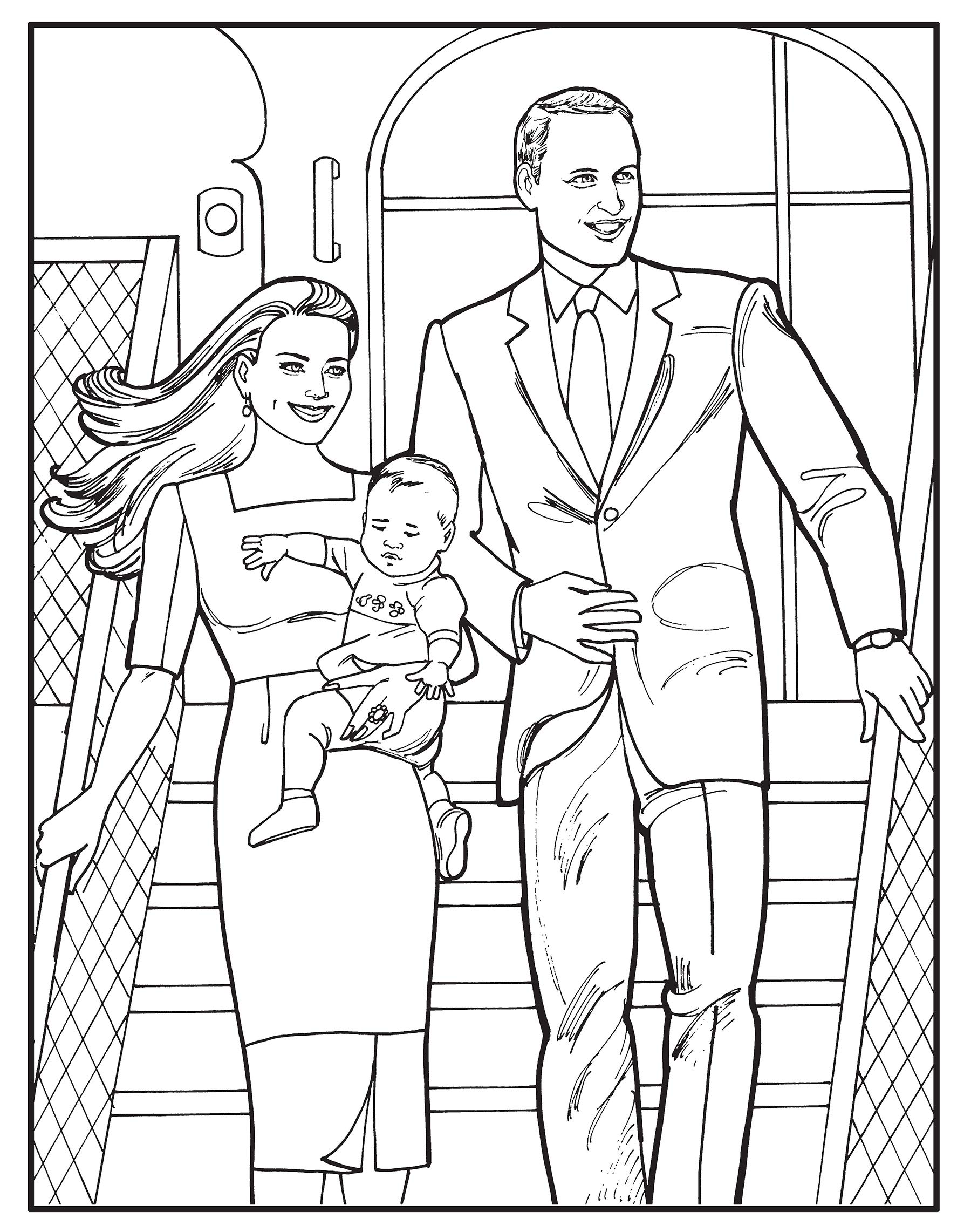 Kate, the Duchess of Cambridge Royal Fashions Coloring Book | Dover Fashion Coloring Book for Adults | Relaxing Royal-Inspired Art Therapy Activity