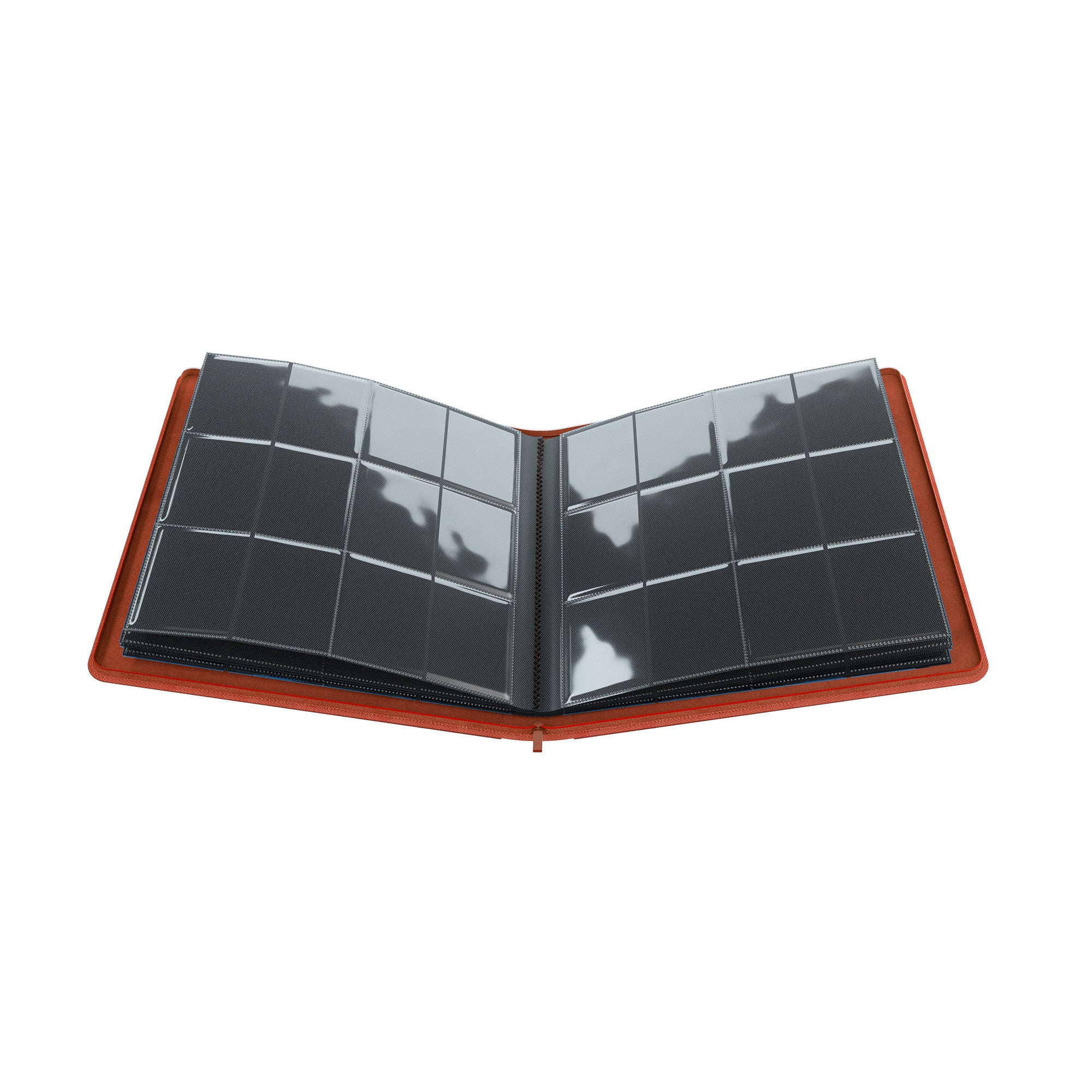 24 Pocket Zip Up Photo Album in Red - Perfect for Storing and Organizing Photos, Cards, and Memorabilia