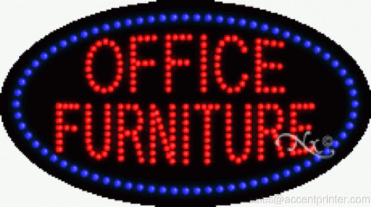 Energy Efficient Flashing LED Office Sign - Animated Business Signage for Stores, Restaurants & Retail Spaces