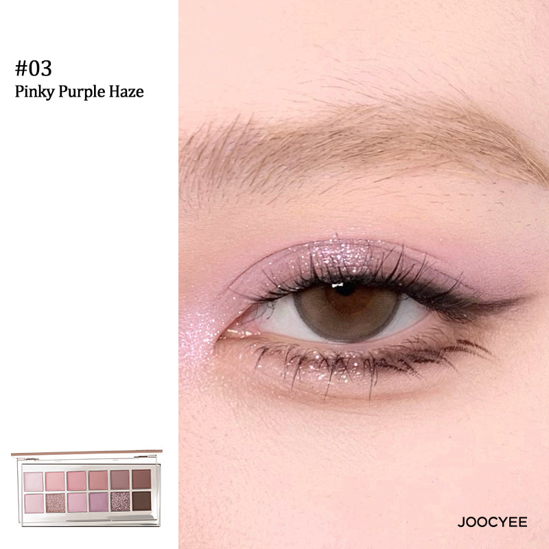 Joocyee 12 Color Eyeshadow Palette - Highly Pigmented, Long Lasting Makeup for Day & Night Looks - Perfect for Professional Makeup Artists & Beauty Enthusiasts