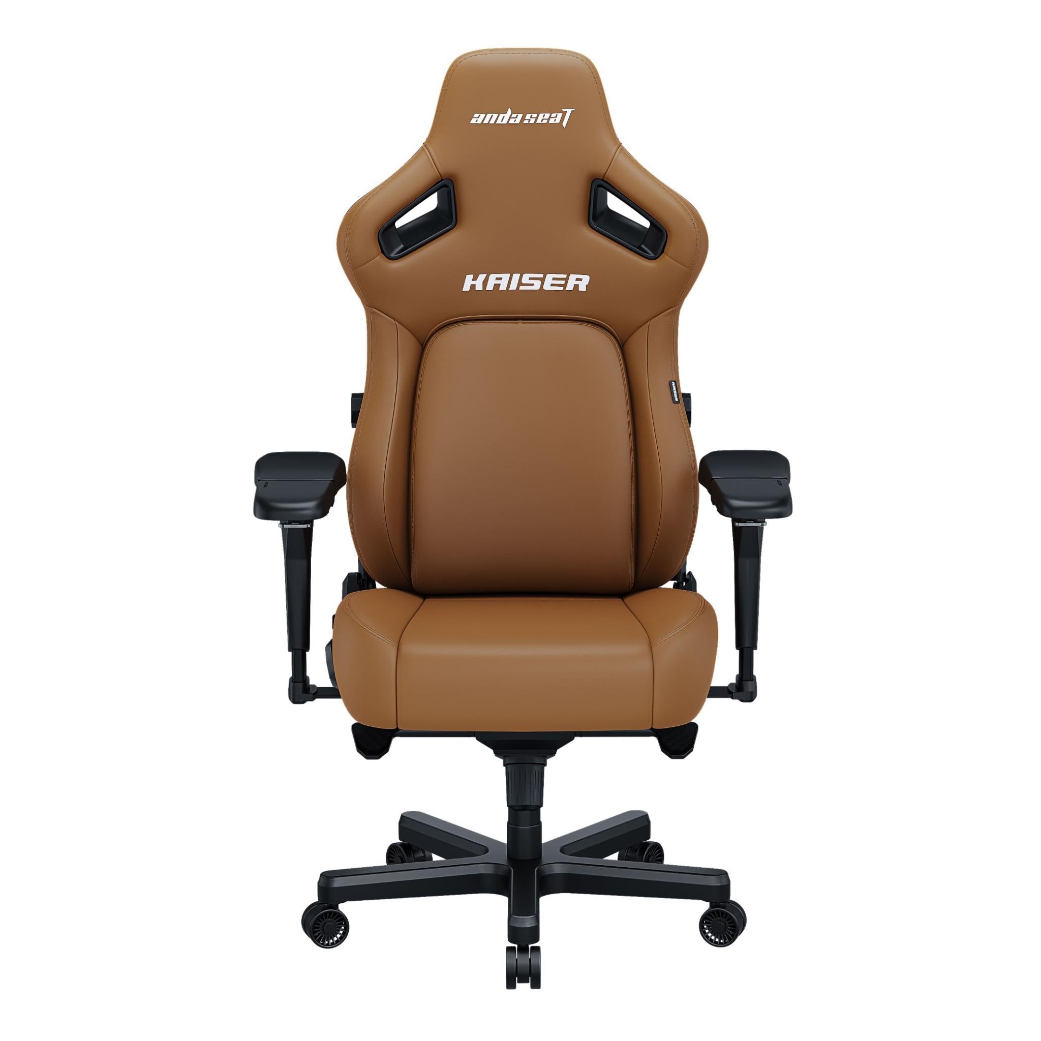 Anda Seat Kaiser 4 Series Premium Ergonomic Gaming Chair - Bentley Brown Large Size for PC, Console & Office Use - Comfortable Racing Style Chair with Lumbar Support for Gamers & Professionals