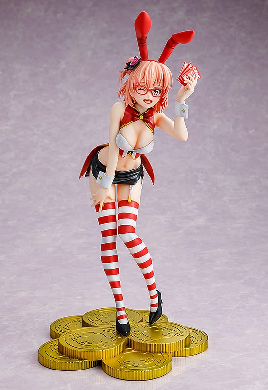 Caworks Yahari My Youth Love Comedy is Wrong as I Expected - Complete Yuigahama Yui Casino Party Ver. 1/7 Scale PVC Figure - Anime Collectible for Display & Gaming Room Decor