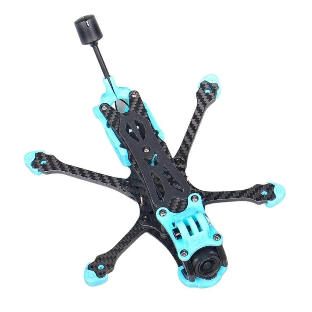 Foxeer Mega HD O3 Deadcat 4 Frame Kit - Lightweight Carbon Fiber FPV Drone Frame for Cinematic Aerial Photography (Perfect for Freestyle Flying & Outdoor Adventures)