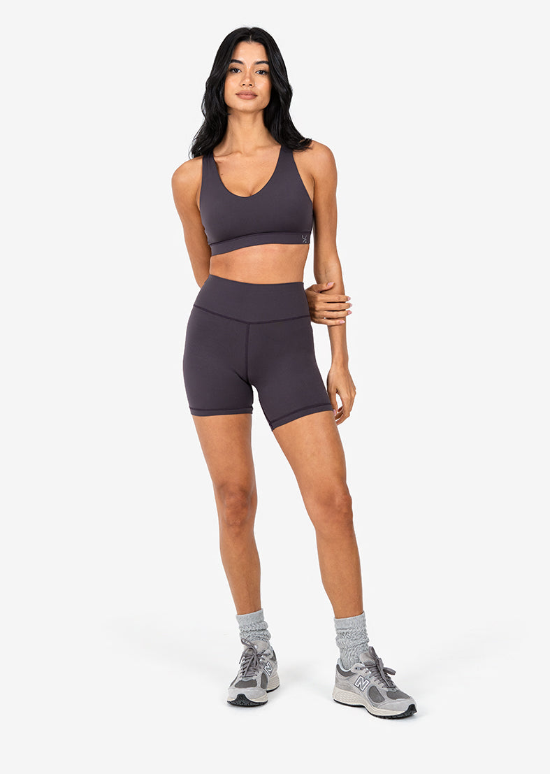 Elevate Touch Adjustable Bra in Espresso - Comfortable Wireless Support for Everyday Wear, Workouts & Lounge